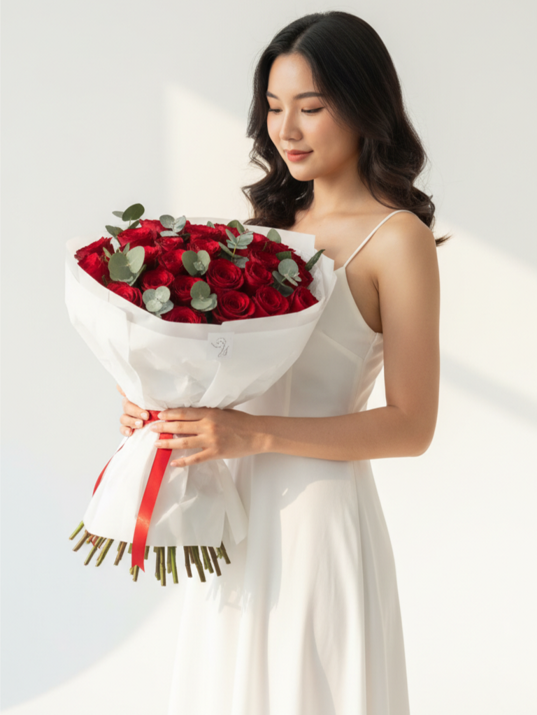 25 red rose