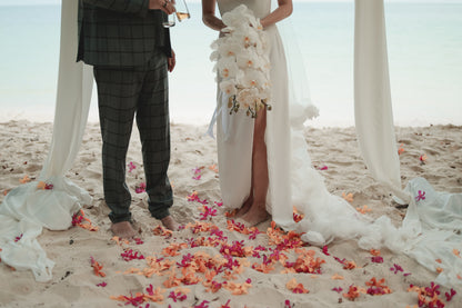 White Orchid Wedding Bouquet