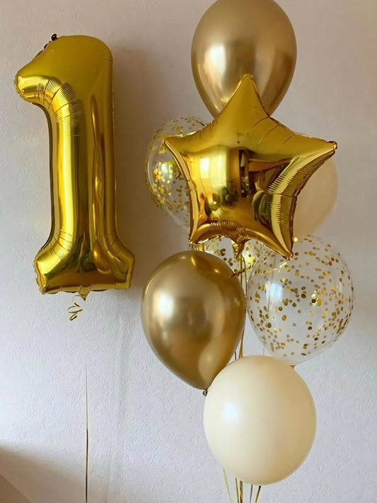 Gold set with star