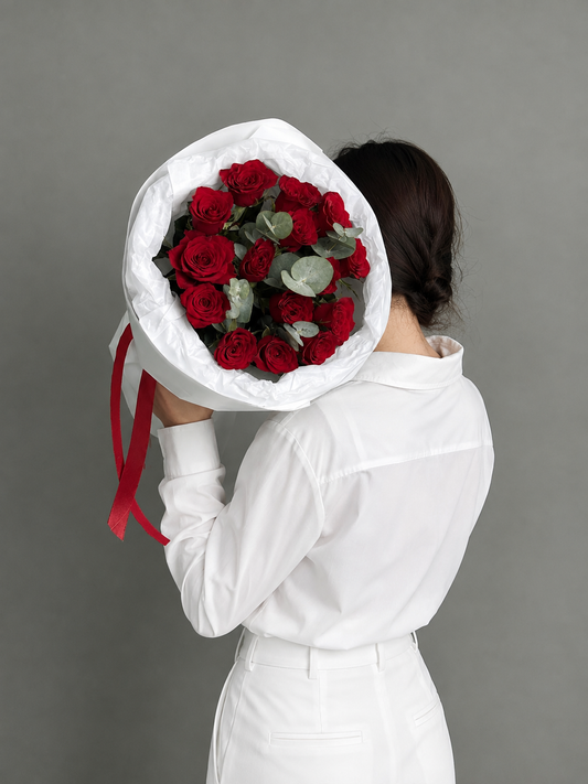 15 red rose
