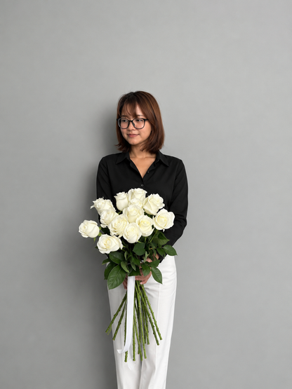 15 white rose