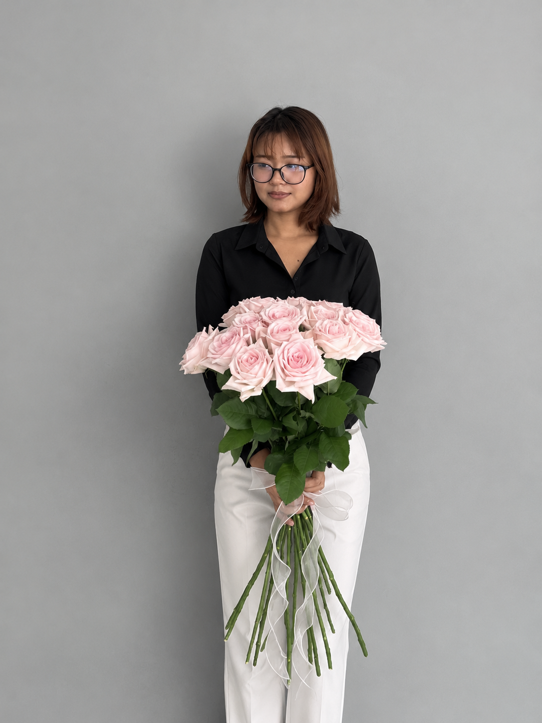 15 pink Ohara rose
