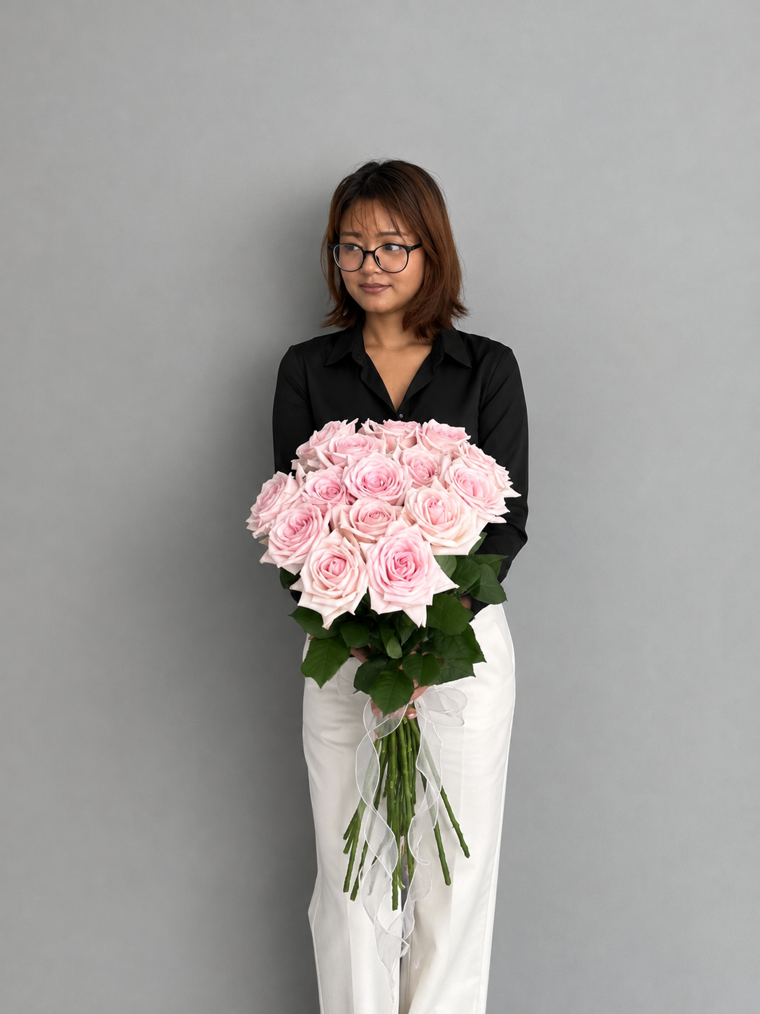 15 pink Ohara rose