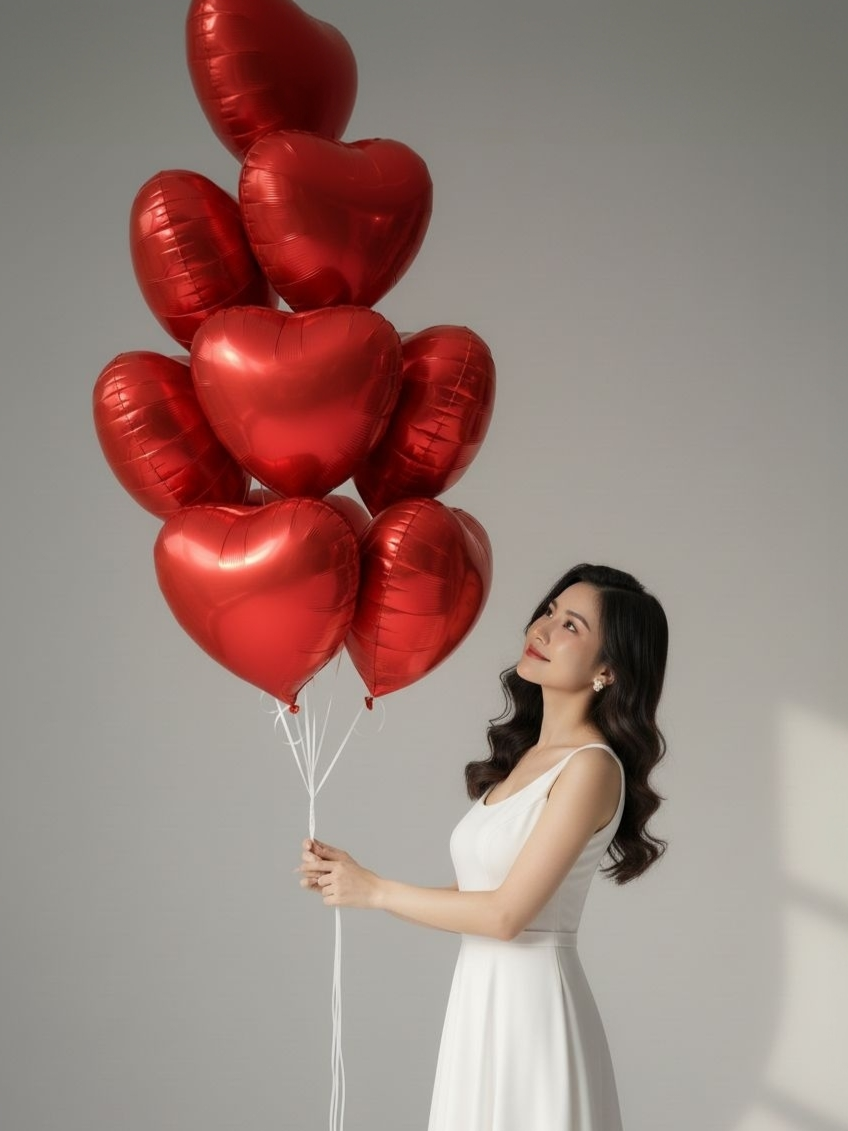 Heart balloons