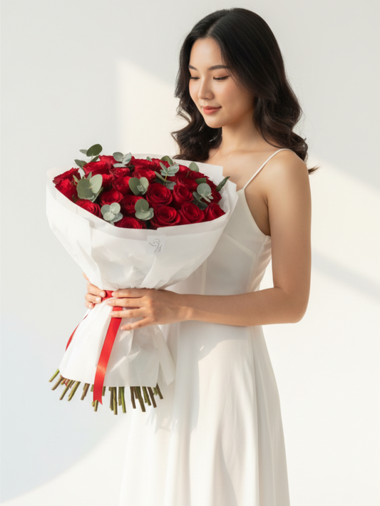 25 red rose